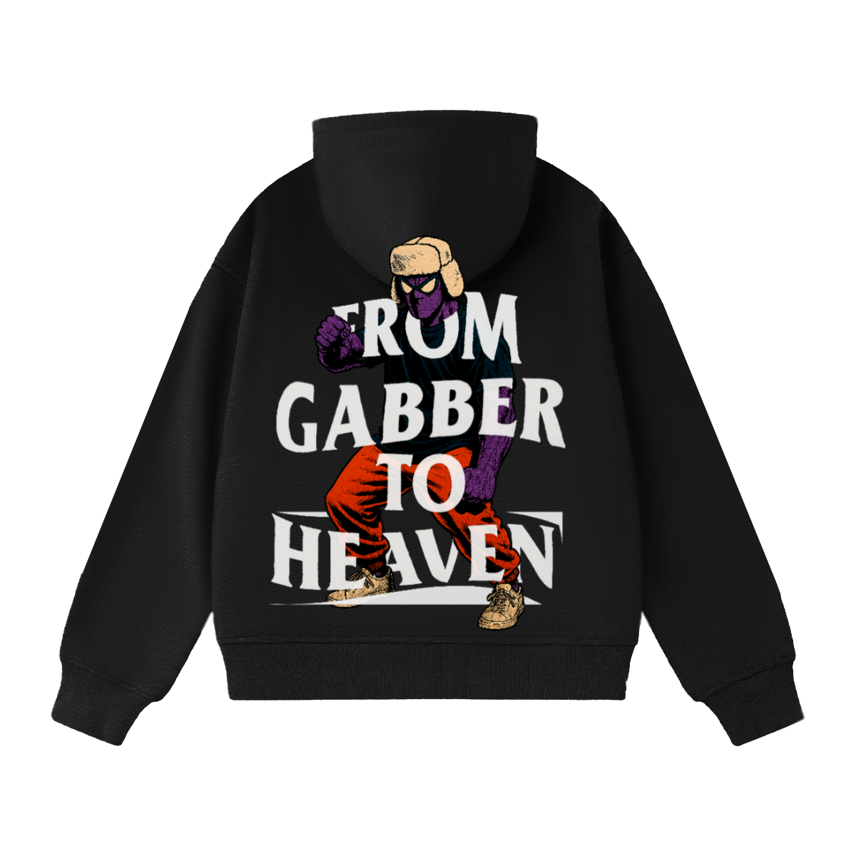 GABBER TO HEAVEN UPCORE V1 Felpa Oversize Unisex