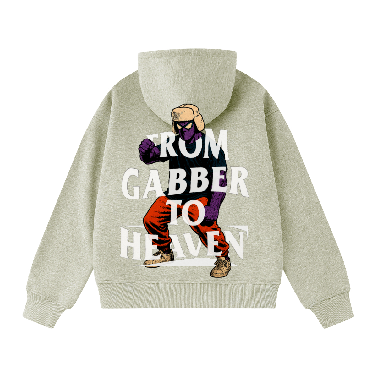 GABBER TO HEAVEN UPCORE V1 Felpa Oversize Unisex