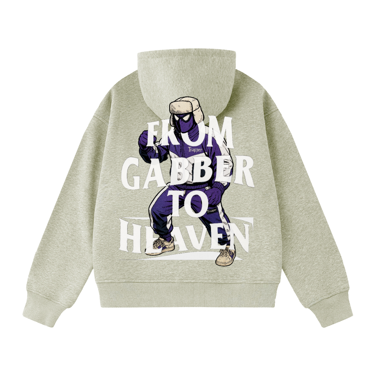 GABBER TO HEAVEN UPCORE V2 Felpa Oversize Unisex