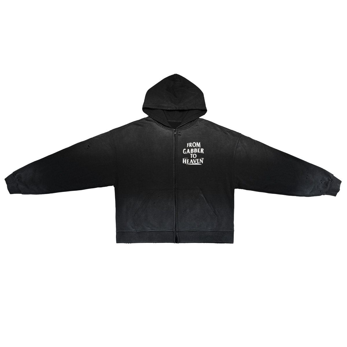 GABBER TO HEAVEN LOWCORE V2 Felpa con ZIP Unisex