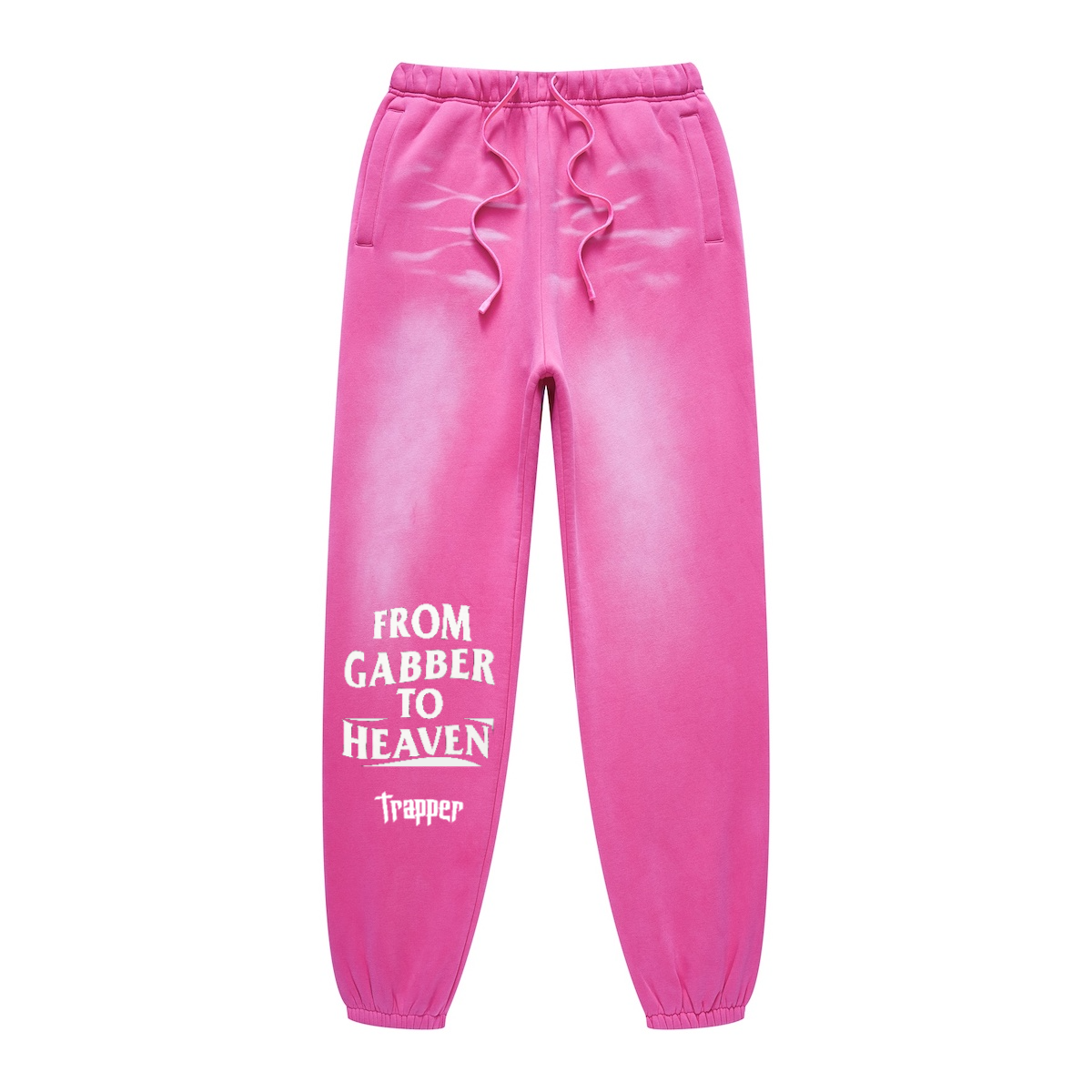 GABBER TO HEAVEN PANTALONI ROSA LAVATI Unisex