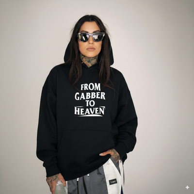 GABBER TO HEAVEN LOWCORE V2 Felpa Oversize Unisex