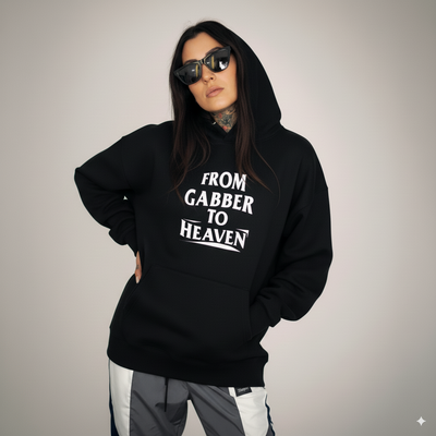 GABBER TO HEAVEN BASIC Felpa Oversize Unisex