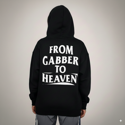GABBER TO HEAVEN ORIGINAL Felpa Oversize Unisex