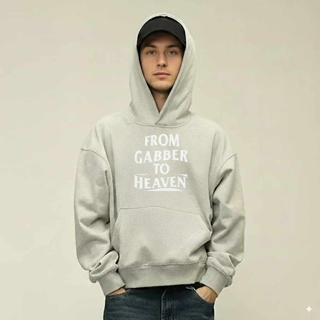 GABBER TO HEAVEN LOWCORE V1 Felpa Oversize Unisex