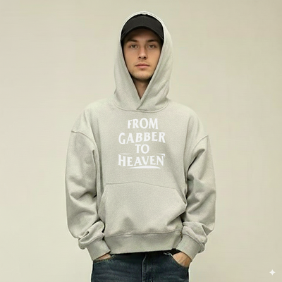 GABBER TO HEAVEN LOWCORE V1 Felpa Oversize Unisex