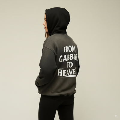 GABBER TO HEAVEN BASIC Felpa con Zip Oversize Unisex