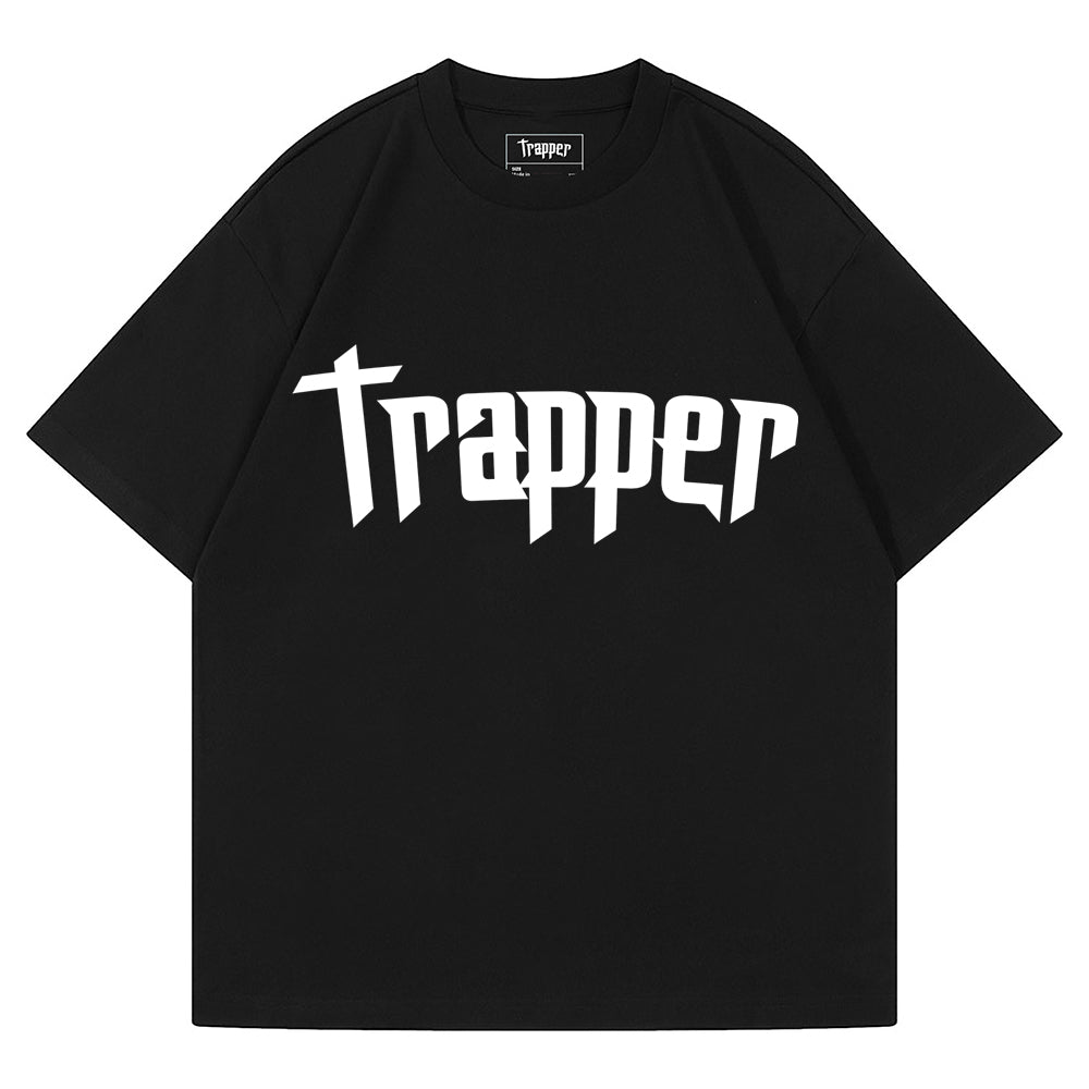 TRAPPER CLASIC BLACK Maglietta Unisex